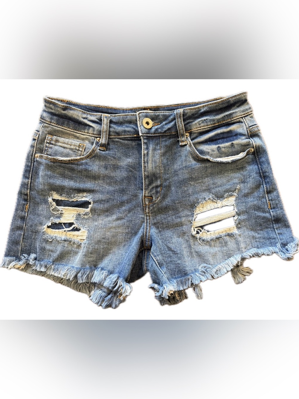 Special A  Los Angeles.California Distressed Blue Denim Women’s Shorts Size M